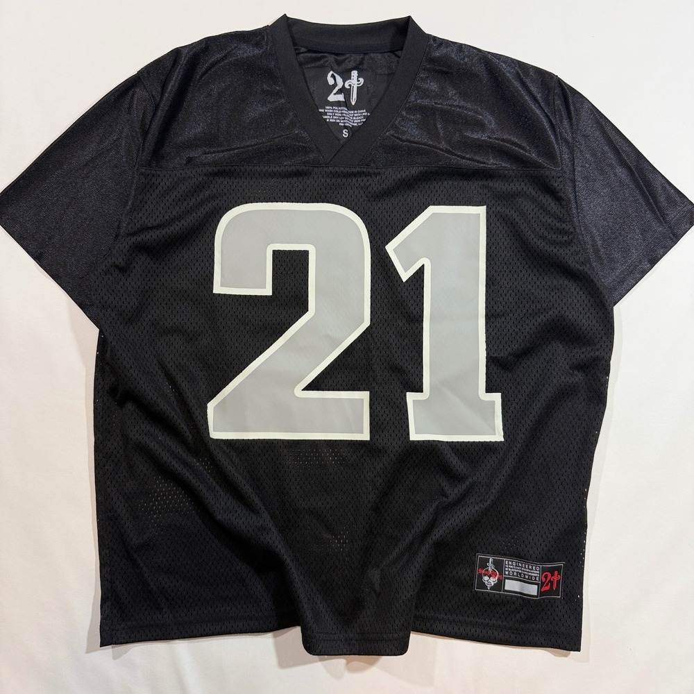 21 Savage Jersey Mens Small Black Savage 21 Slaughter Gang Mesh 2024